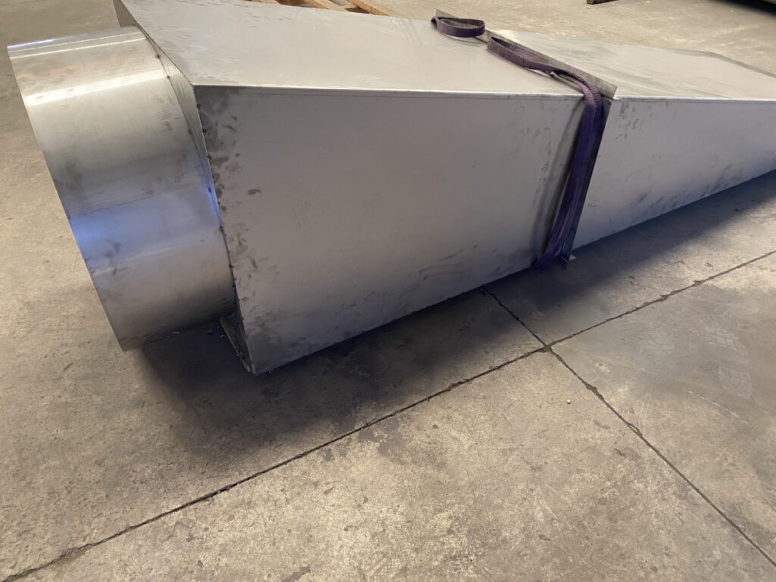 Stainless steel collector channel — project image